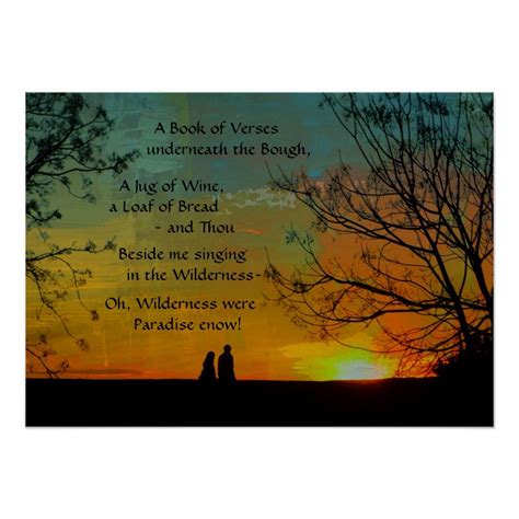 romantic poem - Rubaiyat of Omar Khayyam Poster | Romantic poems ...