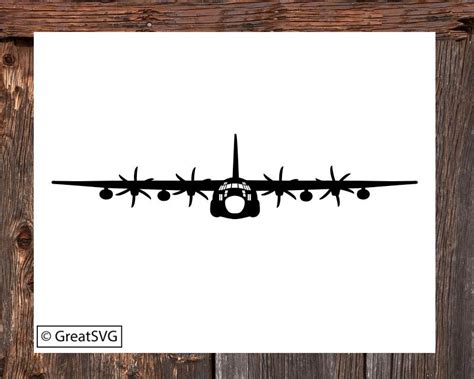 C130 With Six Blade Prop SVG Cut File C130 Svg C130 Cut - Etsy UK