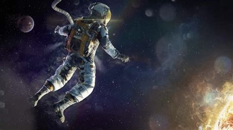 Astronaut Floating In Space Live Wallpaper - WallpaperWaifu