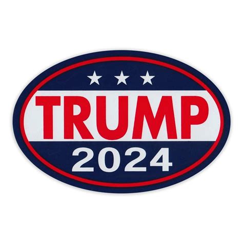 Oval Political Campaign Magnet, Donald Trump 2024 - Trump Forever! (Don Trump Jr., Eric Trump ...