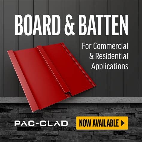 Introducing PAC-CLAD Board and Batten Metal Wall Panels - Building