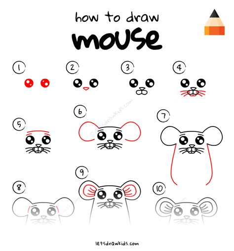 How To Draw a Mouse