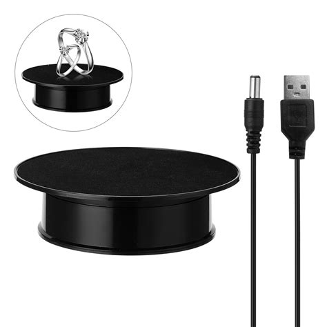 360 Degree Electric Rotating Turntable Display Stand for Photography ...