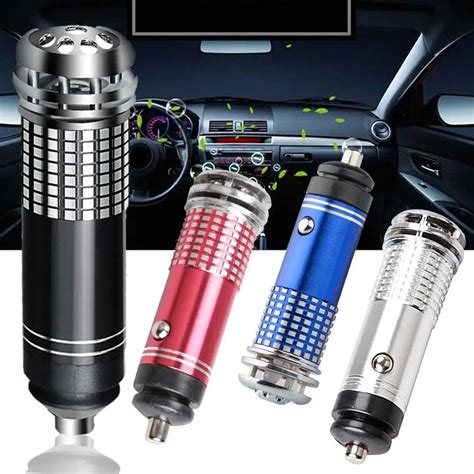 DC12V Vehicle Air Purifier Mini Auto Car Fresh Air Anion Ionic Purifier Oxygen Bar Ozone Ionizer ...