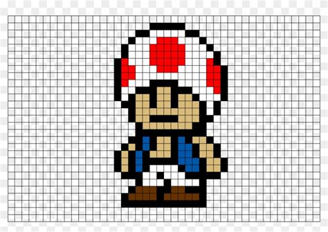 Toad Mario Pixel Art, HD Png Download - 880x581(#4164248) - PngFind