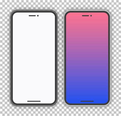 Vector realistic smartphone mockup set 7654539 Vector Art at Vecteezy