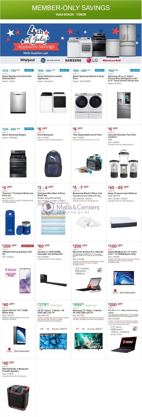 Costco Weekly Ad - sales & flyers specials - MallsCenters