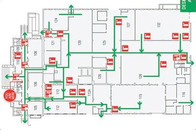 Emergency Evacuation Floor Plan Sample | Floor Roma