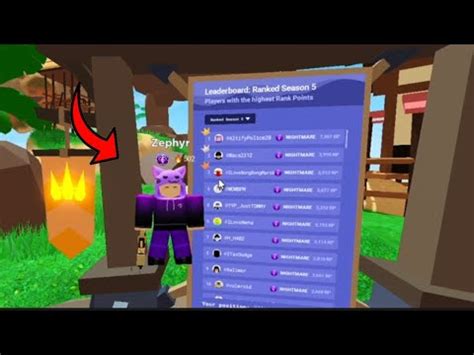 I became #1 ON THE RANKED LEADERBOARD 🤫 roblox bedwars - YouTube