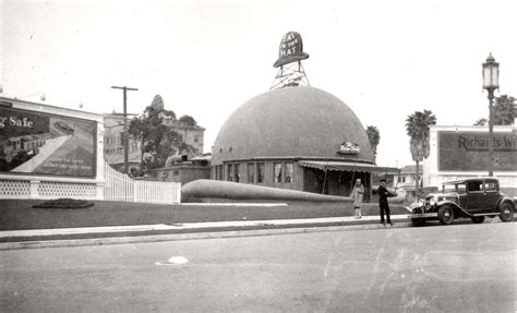 Most photos we see of the “original” Brown Derby on Wilshire Blvd is actually its second ...