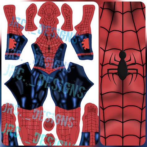 Web of shadows Spider-Man cosplay suit pattern file Digital | Etsy