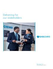 Barclays PLC Annual Report 2019.pdf - Delivering for our stakeholders ...