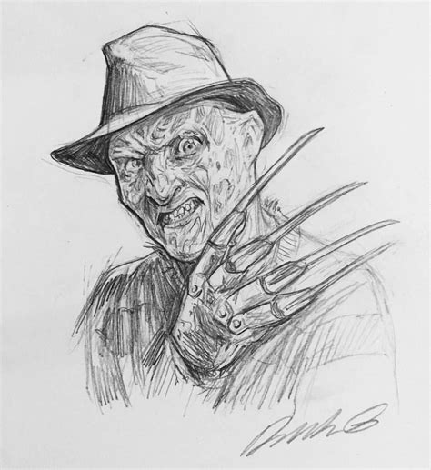 Freddy Krueger Drawing Coloring Pages Freddy Krueger Coloring Pages ...