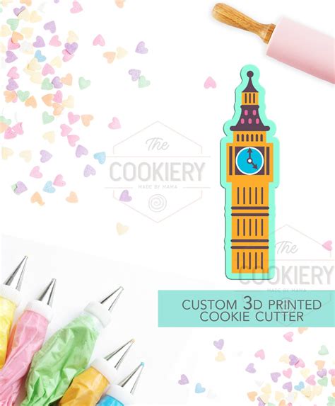 Clock Tower Cookie Cutter Big Ben Cookie Cutter London Cookie Cutters 3D Printed Cookie Cutter ...