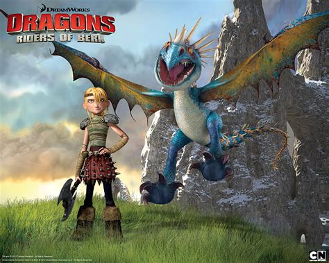 Astrid and Stormfly from How to Train Your Dragon Riders of Berk , Deadly Nadder HD wallpaper ...