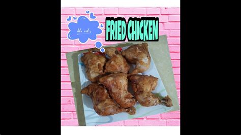 FRIED CHICKEN | chicken recipe | simpleng ulam - YouTube