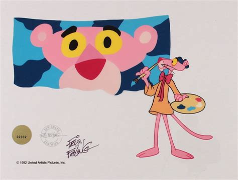 Friz Freleng Signed Pink Panther Original 1992 Animation Serigraph (Freleng Hologram) | Pristine ...