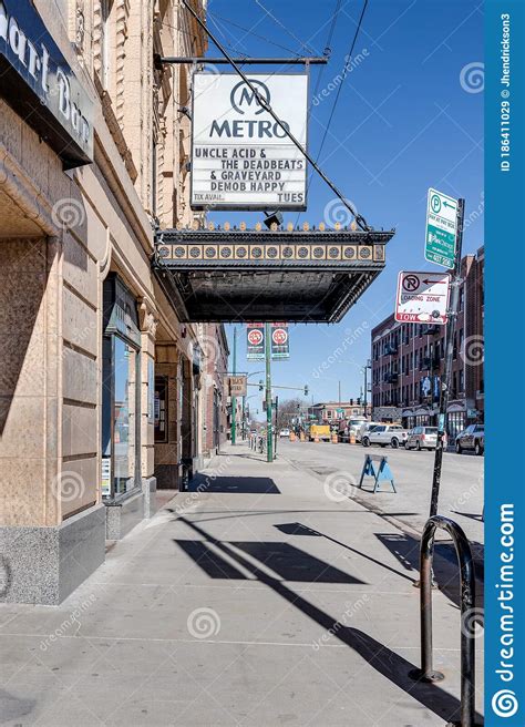 The Metro Music Venue Located in Chicago, IL Editorial Stock Image - Image of chicago ...