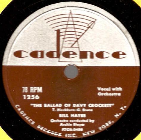 Bill Hayes - The Ballad Of Davy Crockett / Farewell (1955, Shellac) | Discogs