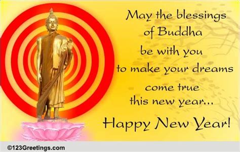 Blessings Of Buddha... Free Japanese New Year eCards, Greeting Cards ...