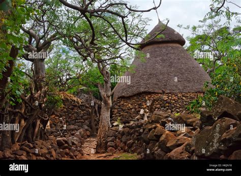 Konso Cultural Landscape (UNESCO World Heritage site), stone houses ...