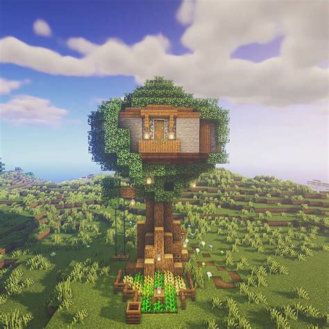 Minecraft Tree House Ideas