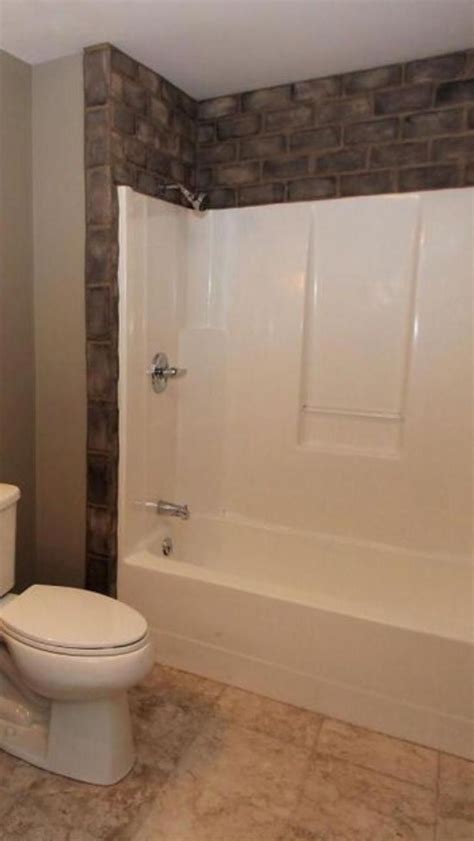 Tile around fiberglass tub surround #fiberglasstubsurroundmasterbath | Tub remodel, Bathtub ...