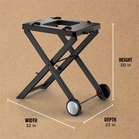 Ninja Black Aluminum Folding Grill Stand XSKSTAND at Lowes.com