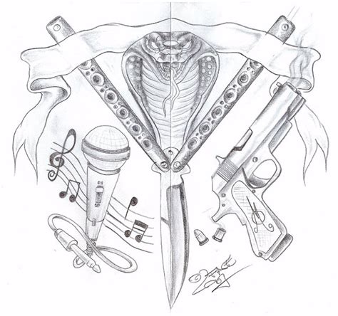 Gun Design Tattoos