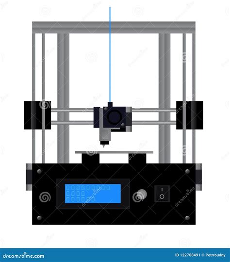 3D Printing - Fused Deposition Modeling Stock Vector - Illustration of ...