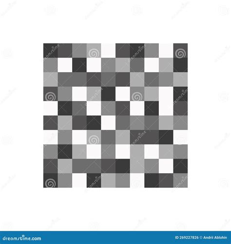 Censor Blur Effect Square Pattern. Grey Pixel Mosaic Texture Hiding Part of Image, Face, Body ...