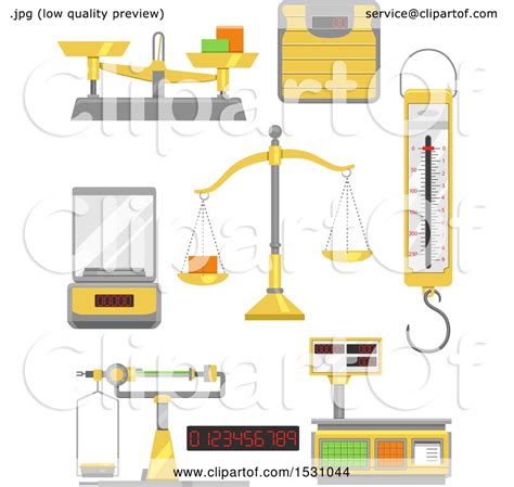 Clipart of Measuring Tools - Royalty Free Vector Illustration by BNP Design Studio #1531044