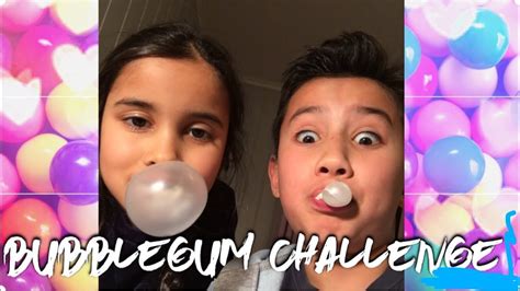 Biggest Bubblegum Challenge !!(popped In Her Face) - YouTube