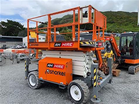 12m Rough Terrain Scissor Lift – AM Hire