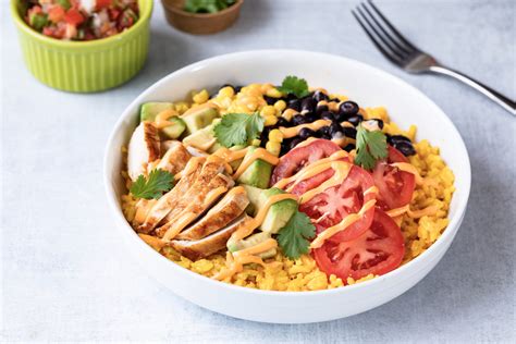 Mexican Chipotle Chicken Rice Bowl Recipe - Blue Plate Mayonnaise