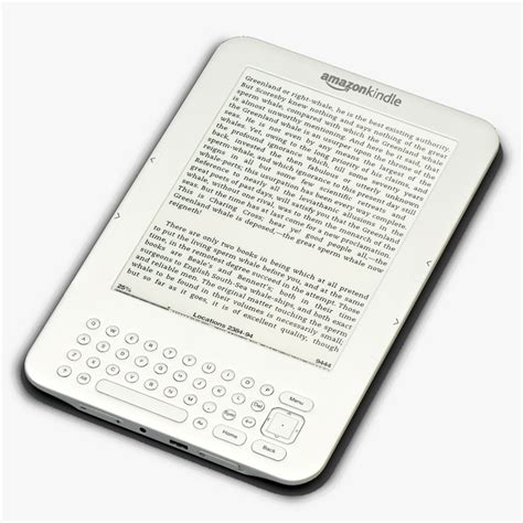 3d model of amazon kindle keyboard 3g