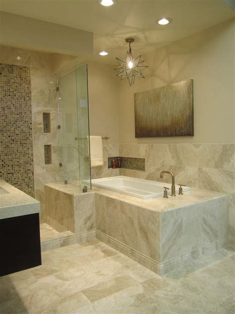 The Tile Shop: Design by Kirsty: New Queen Beige Marble Bathroom | Beige marble bathroom ...