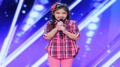 Talking with america's got talent 9-year-old singing sensation angelica ...