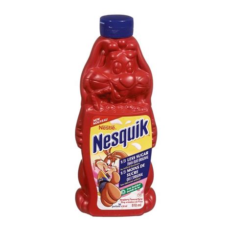 Nesquik Strawberry Syrup : nostalgia