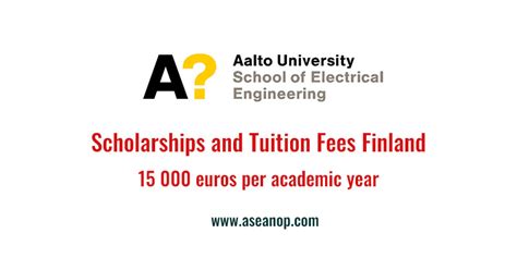 Aalto University Scholarships and Tuition Fees Finland - ASEAN Scholarships