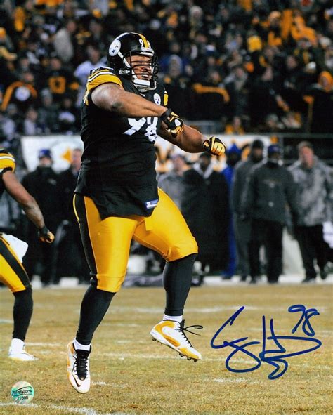 Casey Hampton Signed Steelers 8x10 Photo (TSE Hologram) | Pristine Auction