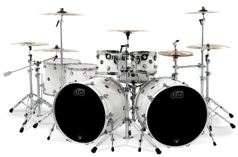 Performance Series - White Ice Lacquer with Chrome Hardware | Drums ...