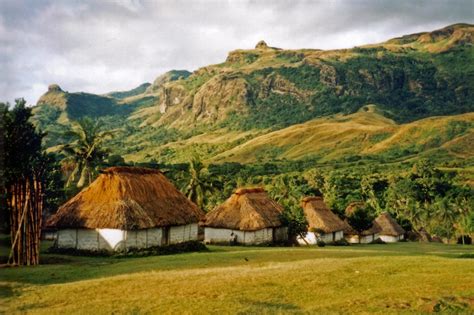 The village of Navala in the Nausori Highlands of Fiji’s biggest island, Viti Levu. (Photo from ...