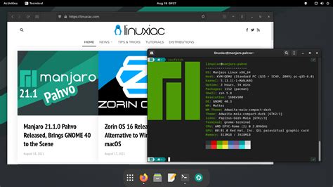 Manjaro 21.1.0 Pahvo Released, Brings GNOME 40 to the Scene