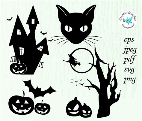 Halloween SVG Halloween design SVG Halloween PNG Clipart | Etsy