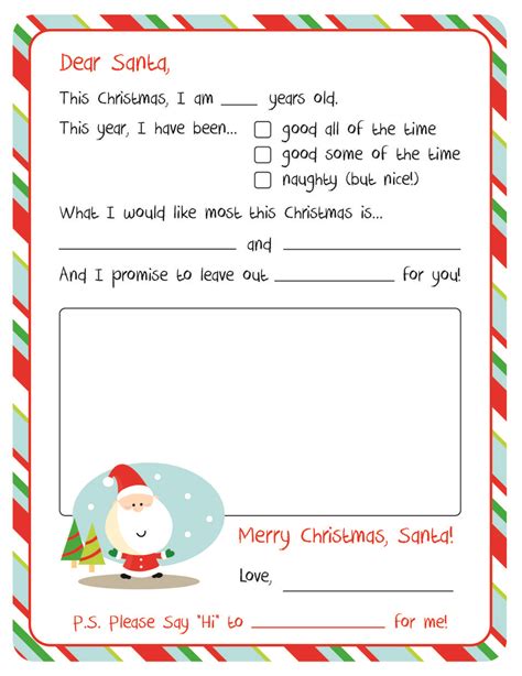 Santa Letters: 10 Free Printable Letters to Santa! | Letters from Santa Blog | Christmas letter ...