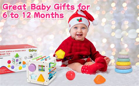 Amazon.com: Kidcia 2 in 1 Baby Toys 6-12-18 Months, Montessori Toys for ...