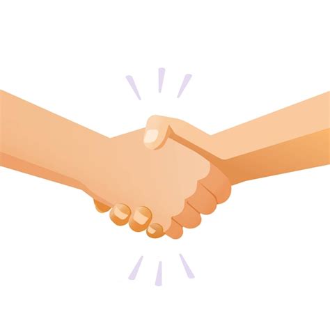 Premium Vector | Shaking hands handshake vector or friends hand shake isolated gesture flat ...