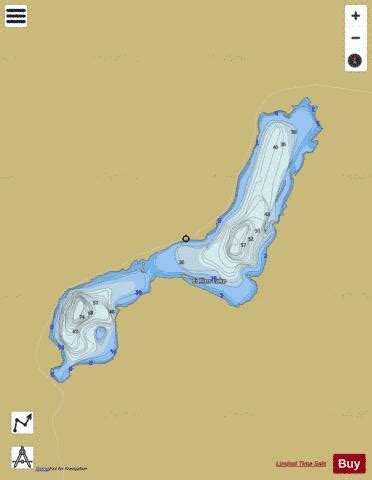 Collins Lake Fishing Map | Nautical Charts App