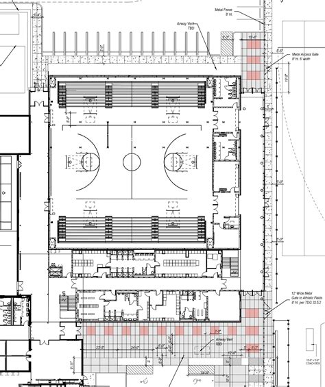 High School Gymnasium Floor Plan